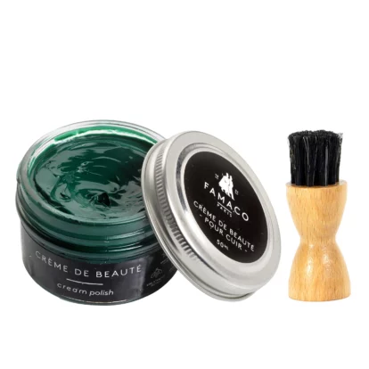 Green Colvert Cream Polish 50ml & Dauber Brush