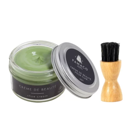 Green Vert Anis Cream Polish 50ml & Dauber Brush