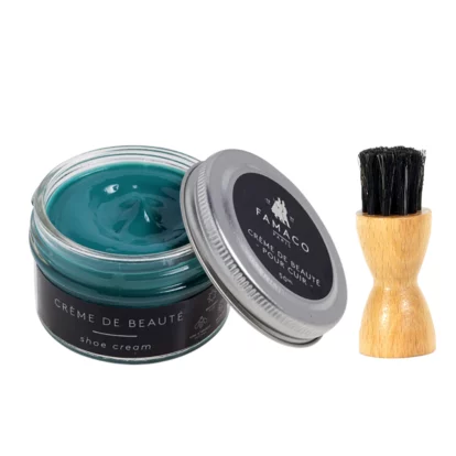 Green Jamaique Menthe Cream Polish 50ml & Dauber Brush