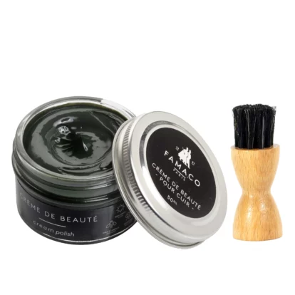 Khaki Loden Cream Polish 50ml & Dauber Brush