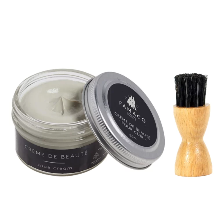 Famaco Natural Lido Cream Polish 50ml & Dauber Brush