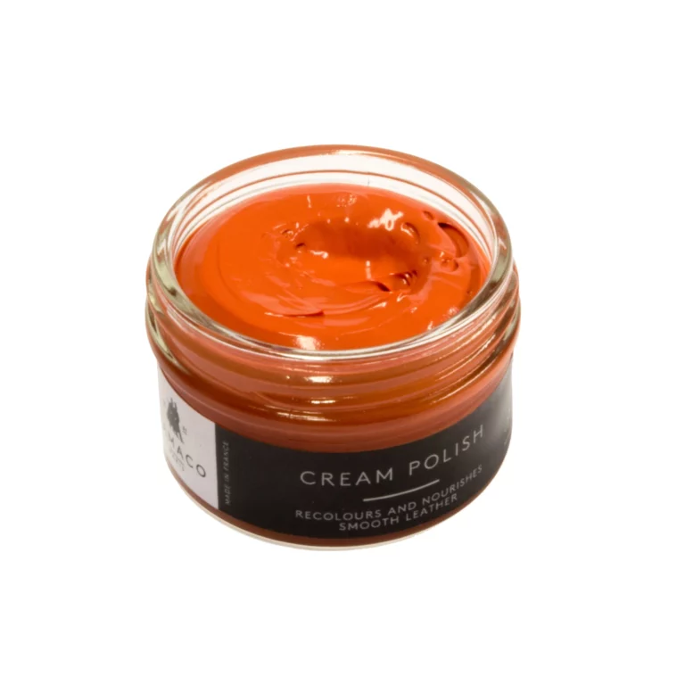 Famaco Orange Cream Polish 50ml & Dauber Brush