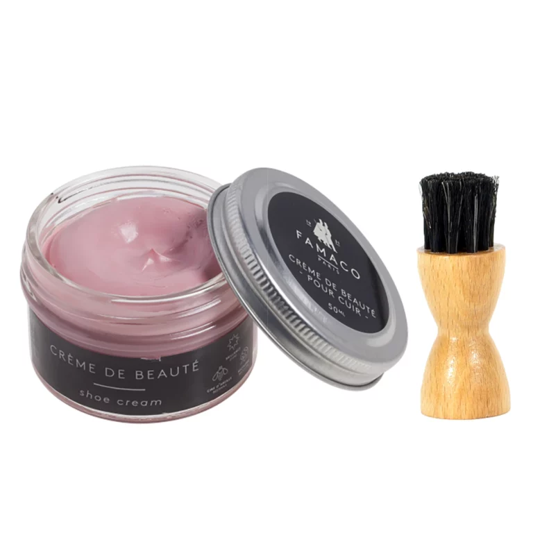 Famaco Pink Famaco Pinky Rose Pale Cream Polish 50ml & Dauber Brush