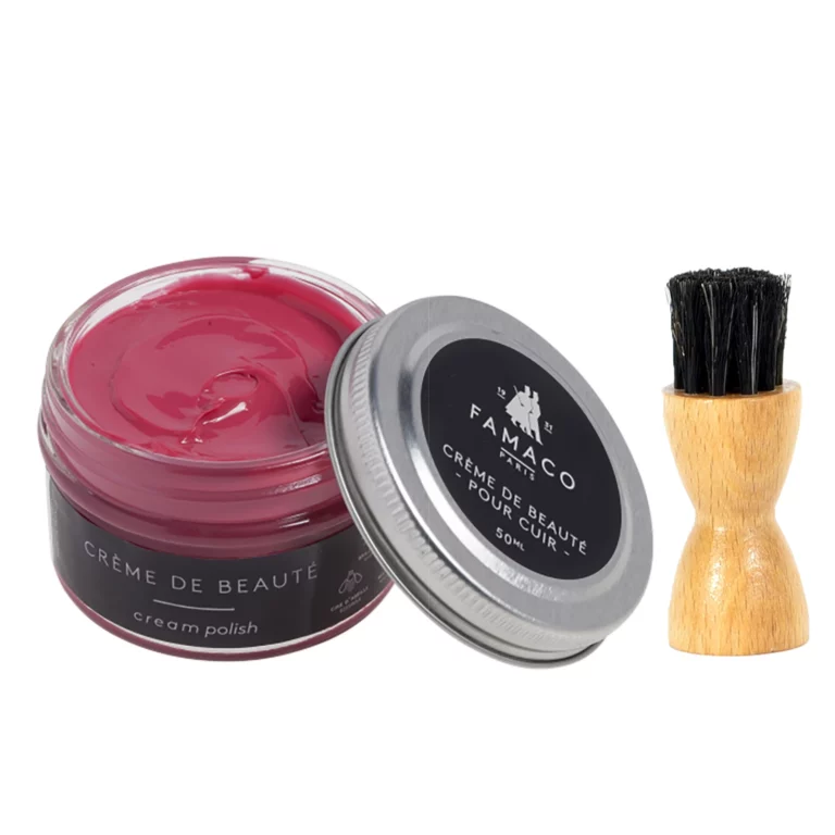 Famaco Pink Lady Praline Cream Polish 50ml & Dauber Brush