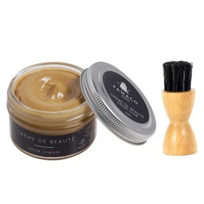 Famaco Tan Mangue Cream Polish 50ml & Dauber Brush