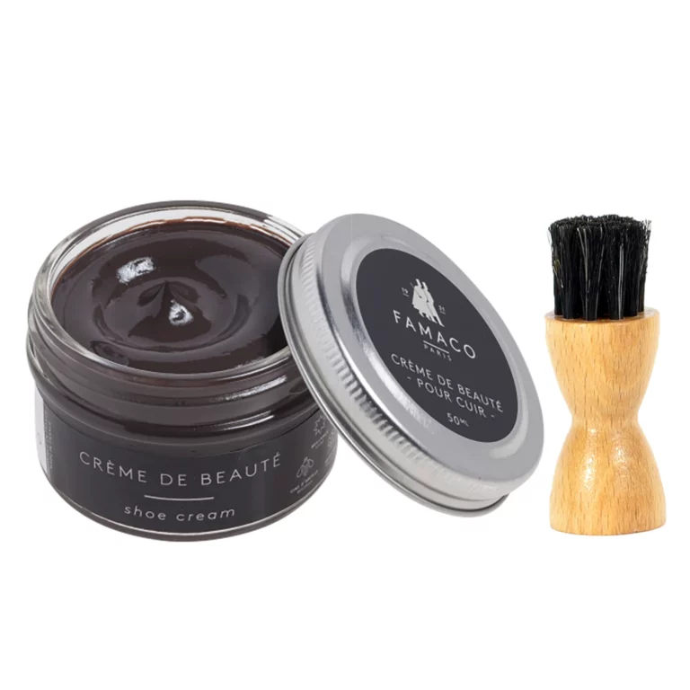 Famaco Taupe Marron Glace Cream Polish 50ml & Dauber Brush