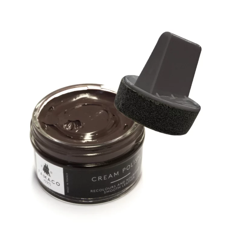 Famaco Taupe Marron Glace Cream Polish 50ml & Dauber Brush