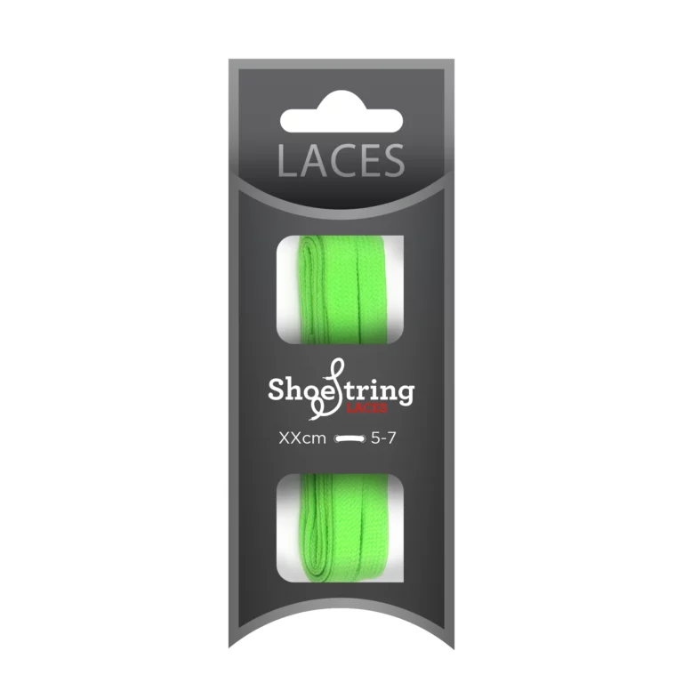 Flo Green Flat Laces – 100cm