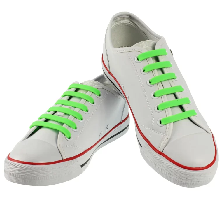 Green Easy Laces – Adults