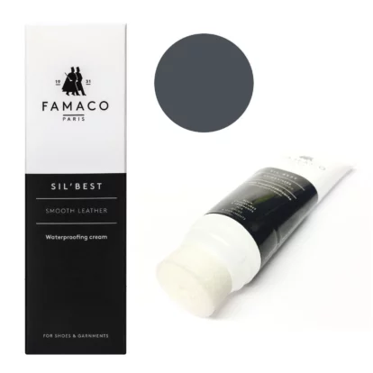 Famaco Grey Anthracite Sil Best Wax Cream Polish 75ml