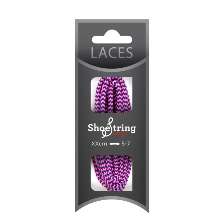 Hiking Pink/Purple Dog-Tooth Laces – 150cm