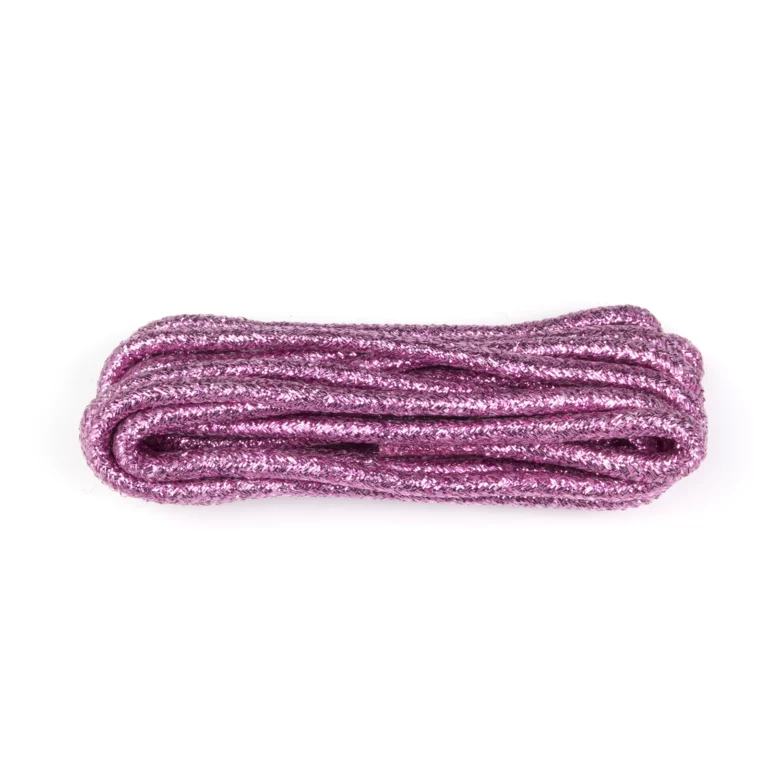 Glitter Pink Round Laces – 100cm