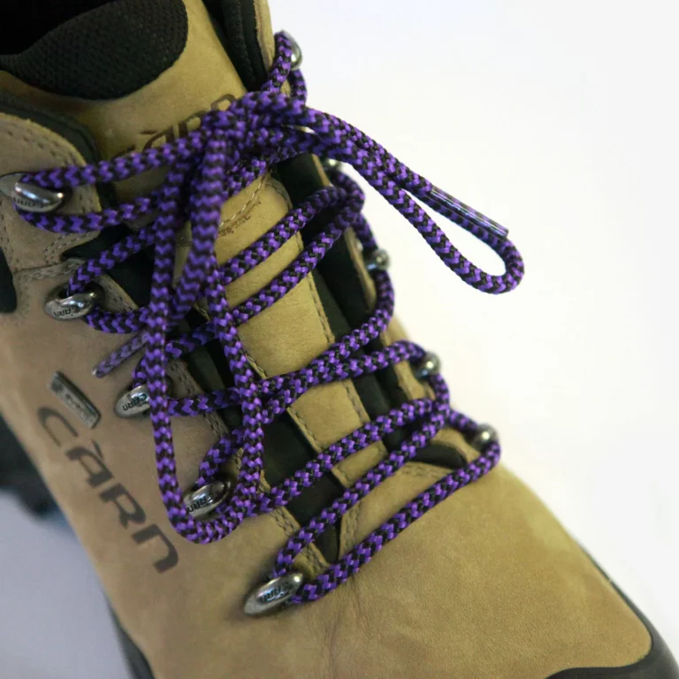 Hiking Purple/Black Dog-Tooth Laces – 150cm