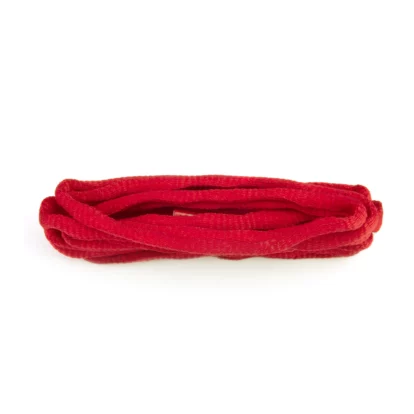 Red 114cm Knobbly firm knot Laces