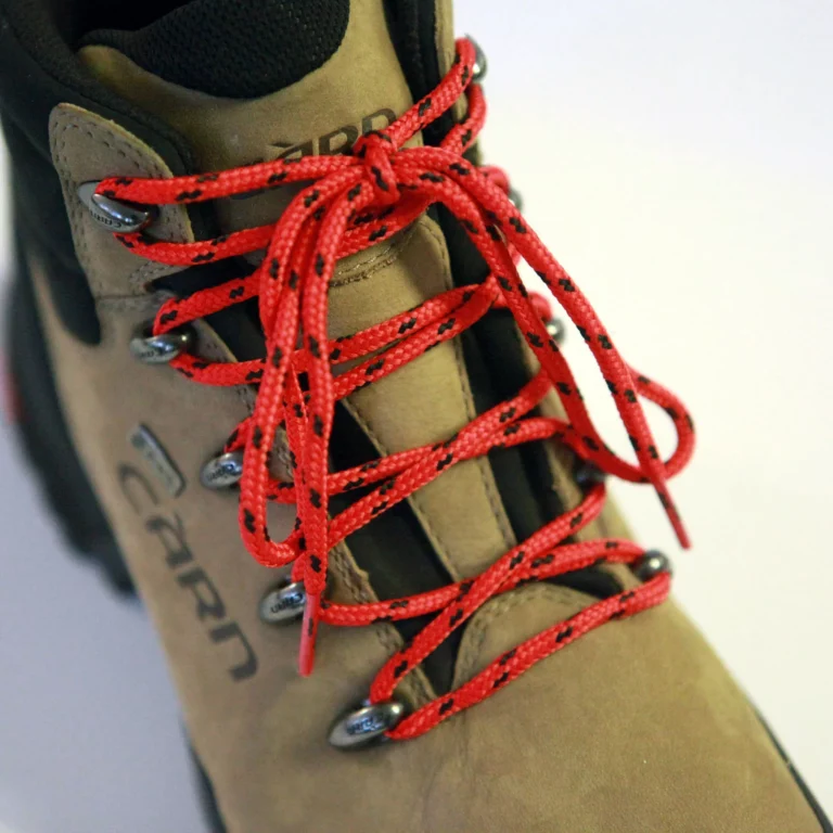 Hiking Red/Black Wide Fleck Laces – 150cm