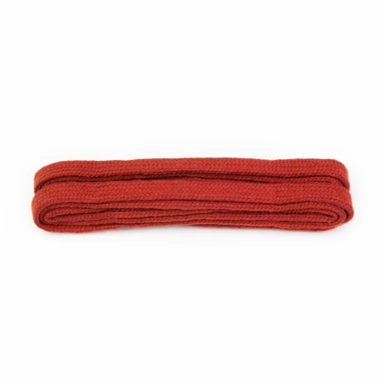 Red 60cm Flat 5mm Laces