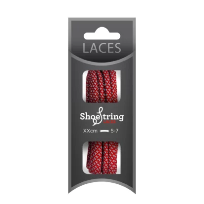 Reflective Red Mosaic Laces – 150cm