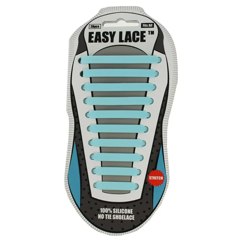 Sky Blue Easy Laces – Adults