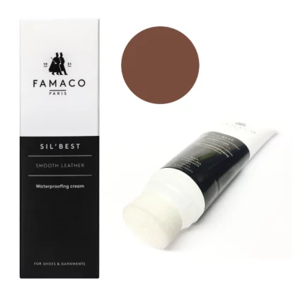 Famaco Tan Dark Fauve Sil Best Wax Cream Polish 75ml