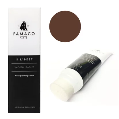 Famaco Tan Dark Havane Sil Best Wax Cream Polish 75ml