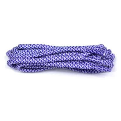 Cobalt/White Honeycomb Mosaic Laces - 120cm