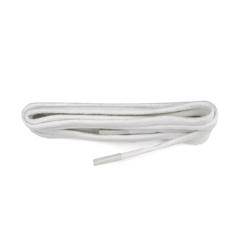 White Chunky Wax Laces – 90cm