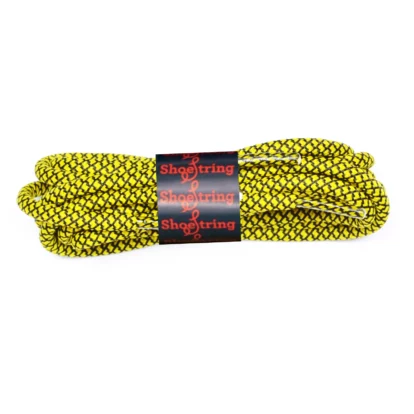 Black/Yellow Mosaic Laces - 120cm